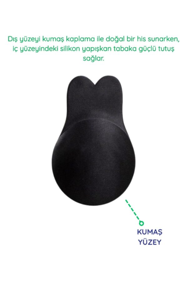 Siyah Göğüs Dikleştirici Ped - Görsel 2