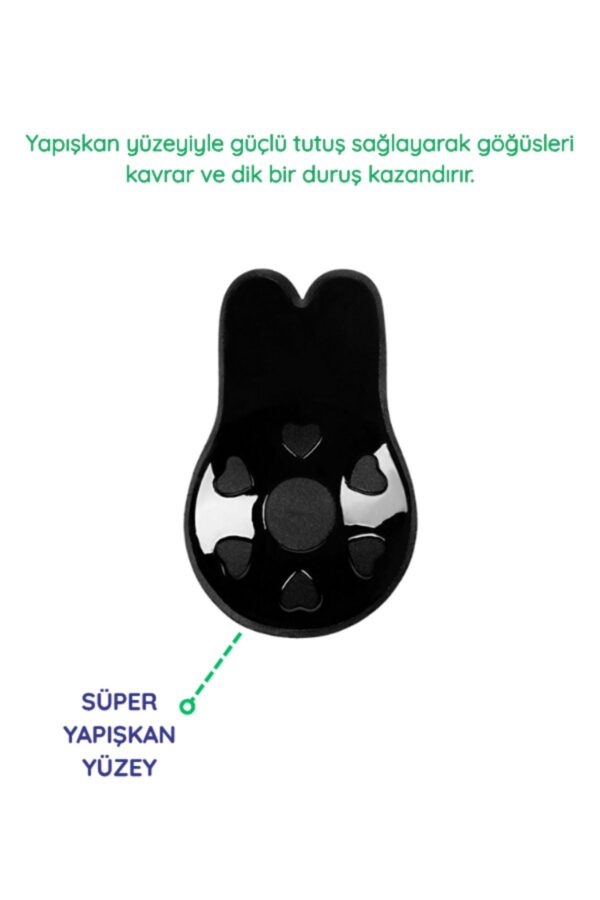 Siyah Göğüs Dikleştirici Ped - Görsel 4